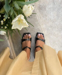 LAVERN SANDALS MIDNIGHT CRINKLE PATENT(Lavern Sandals Midnight Crinkle Patent) -Dolce Vita Shop 10 1 87815f19 8736 49ad 95d0 cca73f6231c7