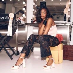 PANDRO HEELS WHITE SATIN(Pandro Heels White Satin) -Dolce Vita Shop 11 3