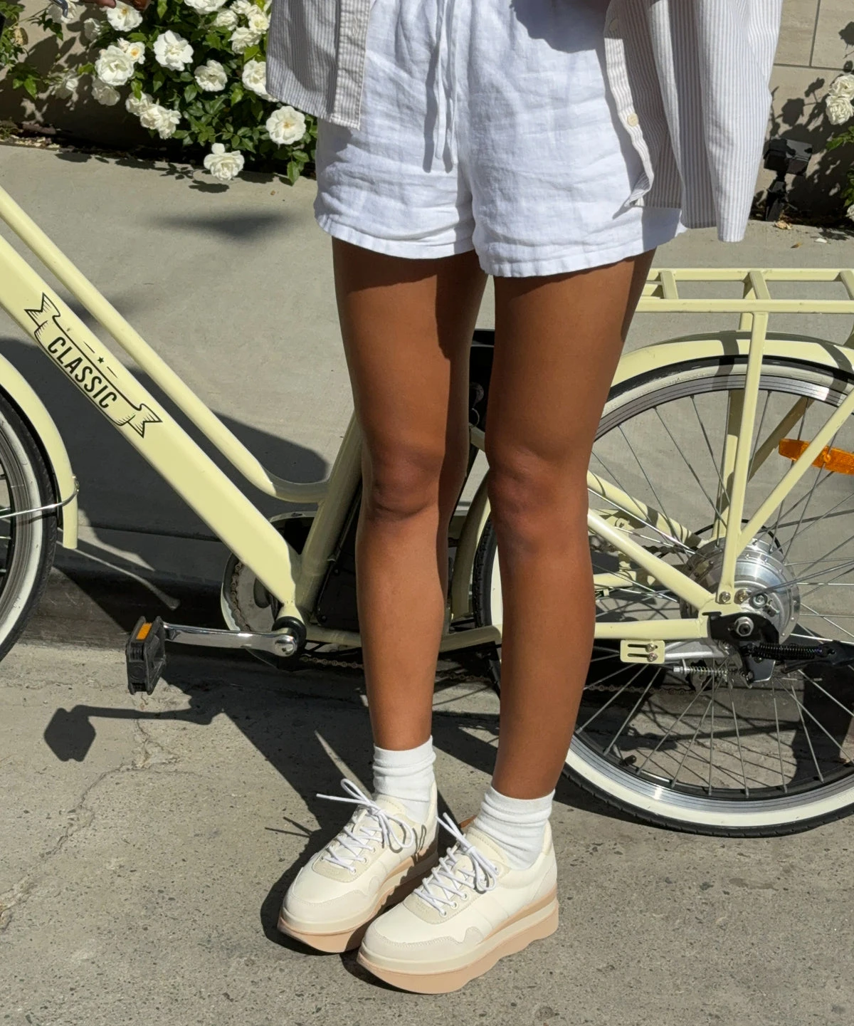 JAYNE SNEAKERS IVORY NUBUCK(Jayne Sneakers Ivory Nubuck) 6 JAYNE SNEAKERS IVORY NUBUCK(Jayne Sneakers Ivory Nubuck) - Image 6