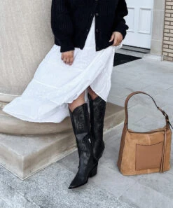 SAMSIN BOOTS BLACK LEATHER(Samsin Boots Black Leather) 15 SAMSIN BOOTS BLACK LEATHER(Samsin Boots Black Leather) -Dolce Vita Shop 12 1