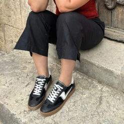 NOTICE STITCH SNEAKERS ONYX CALF HAIR(Notice Stitch Sneakers Onyx Calf Hair) -Dolce Vita Shop 13 b5bf9ee6 582e 4acc ae10 696498aec527