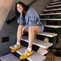NOTICE SNEAKERS MUSTARD SUEDE(Notice Sneakers Mustard Suede) -Dolce Vita Shop 14 18a4ab72 80fc 49ee 901d 23cae6781d38