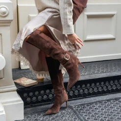 KINZY BOOTS DK BROWN SUEDE(Kinzy Boots Dk Brown Suede) -Dolce Vita Shop 14 b917de10 7bba 4aa2 8127 6e91eda57dcf