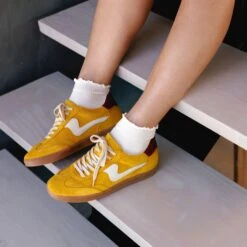 NOTICE SNEAKERS MUSTARD SUEDE(Notice Sneakers Mustard Suede) -Dolce Vita Shop 15 3902e37e 41e7 42aa a780 4f816acced88