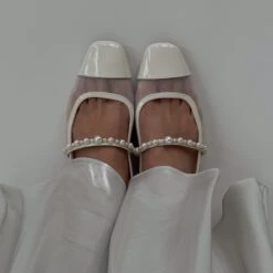 ROLLIN PEARL BALLET FLATS WHITE MESH(Rollin Pearl Ballet Flats White Mesh) -Dolce Vita Shop 21 44809fb3 4bc6 4bb0 951a a8695798a83a