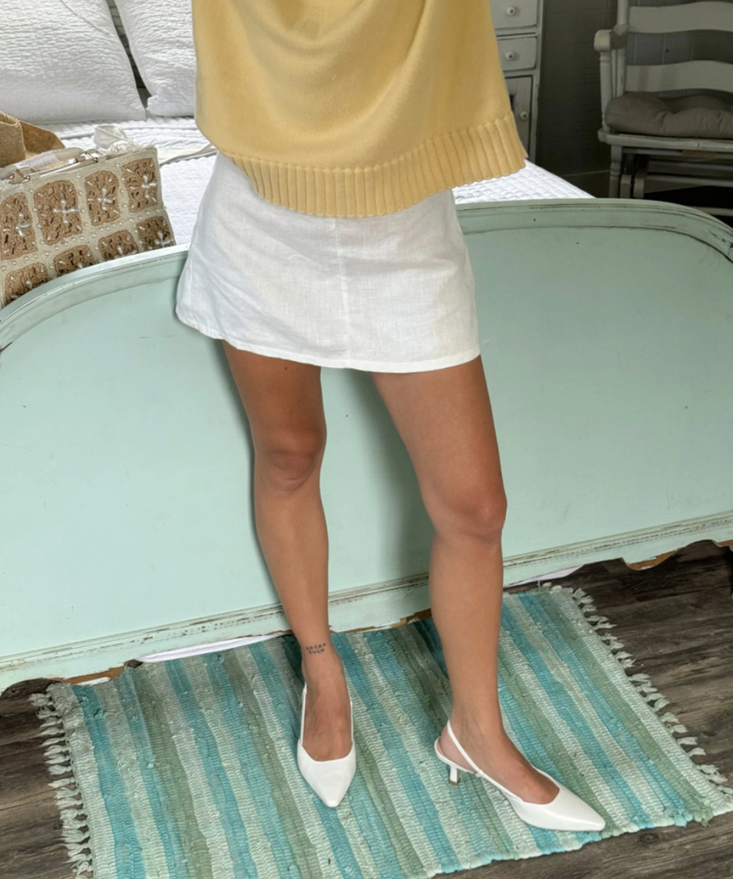 ODELA HEELS WHITE LEATHER(Odela Heels White Leather) 6 ODELA HEELS WHITE LEATHER(Odela Heels White Leather) - Image 6