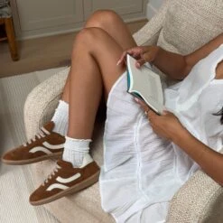 REBEL SNEAKERS PECAN SUEDE(Rebel Sneakers Pecan Suede) -Dolce Vita Shop 40BRITTRAMJIT REBEL PECAN 6