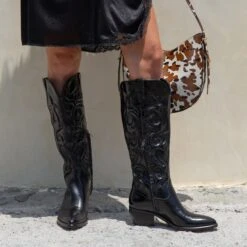 MIRLA BOOTS BLACK LEATHER(Mirla Boots Black Leather) 27 MIRLA BOOTS BLACK LEATHER(Mirla Boots Black Leather) -Dolce Vita Shop 40stepholejn MIRLA BLACK 2