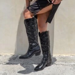 MIRLA BOOTS BLACK LEATHER(Mirla Boots Black Leather) 29 MIRLA BOOTS BLACK LEATHER(Mirla Boots Black Leather) -Dolce Vita Shop 40stepholejn MIRLA BLACK 5