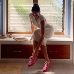 NOTICE SNEAKERS PINK SUEDE(Notice Sneakers Pink Suede) -Dolce Vita Shop 40tatsgab NOTICE PINK SUEDE 9