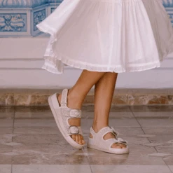 STARLA MESH SANDALS CREME WOVEN MESH(Starla Mesh Sandals Creme Woven Mesh) -Dolce Vita Shop 40theguardianmgmt STARLA MESH CREAM WOVEN MESH 7