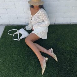 CYNDI FLATS GOLD WOVEN(Cyndi Flats Gold Woven) 15 CYNDI FLATS GOLD WOVEN(Cyndi Flats Gold Woven) -Dolce Vita Shop 6 3 f59b6671 1978 4679 9f5e 77dca128a624