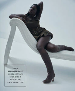 GYRA BOOTS CHOCOLATE LEATHER(Gyra Boots Chocolate Leather) -Dolce Vita Shop AMINATA GYRA S