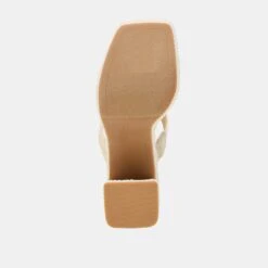 ALIYA PEARL HEELS VANILLA RAFFIA(Aliya Heels Vanilla Raffia) -Dolce Vita Shop DOLCEVITA ALANI SP125 VANILLARAFFIA 07