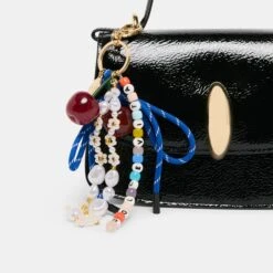 DOLCE VITA BEADED BAG CHARM BLUE MULTI(Dolce Vita Beaded Bag Charm Blue Multi) -Dolce Vita Shop DOLCEVITA BAGCHARMS STYLED 09