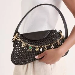 PEARL CHAIN BAG CHARM GOLD PEARL(Pearl Chain Bag Charm Gold Pearl) -Dolce Vita Shop DOLCEVITA BAGCHARMS STYLED 15