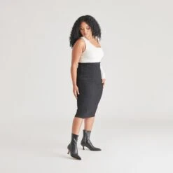 ARYA WIDE CALF BOOTS BLACK LEATHER(Arya Wide Calf Boots Black Leather) -Dolce Vita Shop DOLCEVITA BOOTIES ARYA BLACKLEATHER ONFOOT WIDE 02