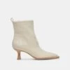 AUSTIN BOOTS IVORY DENIM(Austin Boots Ivory Denim)