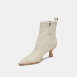 AUSTIN BOOTS IVORY DENIM(Austin Boots Ivory Denim) -Dolce Vita Shop DOLCEVITA BOOTIES AUSTIN IVORYDENIM 09