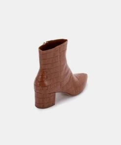 BEL BOOTIES COGNAC CROCO - Re:vita(Bel Booties Cognac Croco Resale) -Dolce Vita Shop DOLCEVITA BOOTIES BEL COGNAC BACK