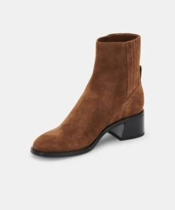 LAYTON BOOTIES DK BROWN SUEDE - Re:vita(Layton Booties Dk Brown Suede Resale) -Dolce Vita Shop DOLCEVITA BOOTIES LAYTON DKBROWNSUEDE 08