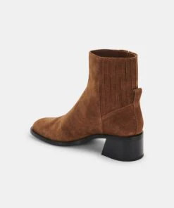 LAYTON BOOTIES DK BROWN SUEDE - Re:vita(Layton Booties Dk Brown Suede Resale) -Dolce Vita Shop DOLCEVITA BOOTIES LAYTON DKBROWNSUEDE 09