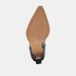 ANGEL BOOTIES BLACK WHITE LEATHER(Angel Booties Black White Leather) -Dolce Vita Shop DOLCEVITA BOOTS ANGEL BLACK WHITE LEATHER 07