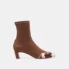 ANIKA BOOTS DK BROWN MULTI STELLA SUEDE(Anika Boots Dk Brown Multi Stella Suede)