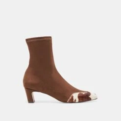 ANIKA BOOTS DK BROWN MULTI STELLA SUEDE(Anika Boots Dk Brown Multi Stella Suede)