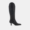 ARIANA CRYSTAL BOOTS BLACK METALLIC CRYSTAL(Ariana Crystal Boots Black Metallic Crystal)