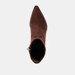 ARYA BOOTS DK BROWN STELLA SUEDE(Arya Boots Dk Brown Stella Suede) -Dolce Vita Shop DOLCEVITA BOOTS ARYA DK BROWN STELLA SUEDE 06
