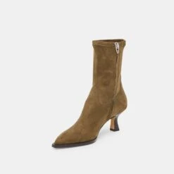 ARYA BOOTS OLIVE STELLA SUEDE(Arya Boots Olive Stella Suede) -Dolce Vita Shop DOLCEVITA BOOTS ARYA OLIVESTELLASUEDE 09