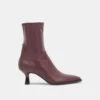 Dolce Vita ARYA BOOTS WINE LEATHER(Arya Boots Wine Leather)