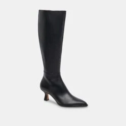 Dolce Vita AUGGIE BOOTS BLACK LEATHER(Auggie Boots Black Leather) -Dolce Vita Shop DOLCEVITA BOOTS AUGGIE BLACKLEATHER 01