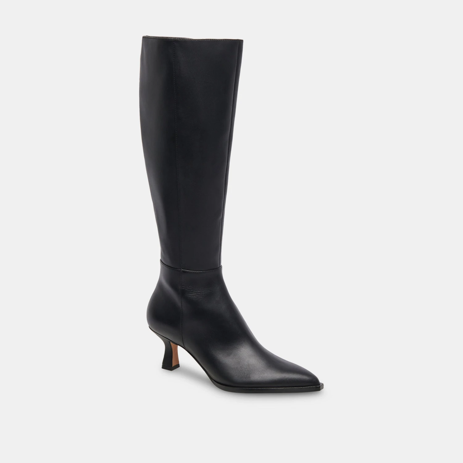 AUGGIE NARROW CALF BOOTS BLACK LEATHER(Auggie Narrow Calf Boots Black Leather) 3 AUGGIE NARROW CALF BOOTS BLACK LEATHER(Auggie Narrow Calf Boots Black Leather) - Image 3