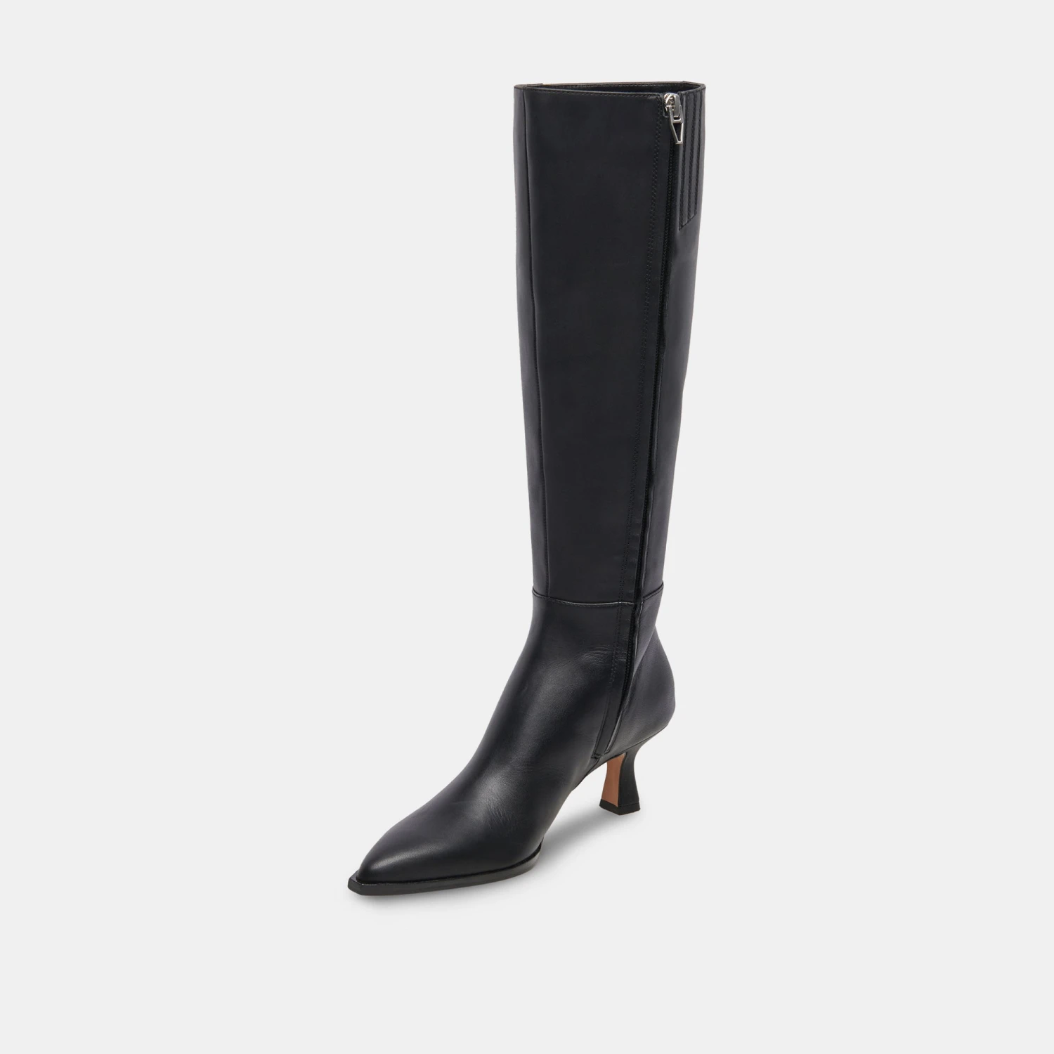 AUGGIE NARROW CALF BOOTS BLACK LEATHER(Auggie Narrow Calf Boots Black Leather) 6 AUGGIE NARROW CALF BOOTS BLACK LEATHER(Auggie Narrow Calf Boots Black Leather) - Image 6