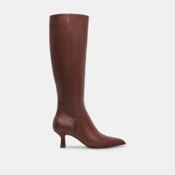 Dolce Vita AUGGIE BOOTS CHOCOLATE LEATHER(Auggie Boots Chocolate Leather)