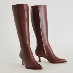 AUGGIE EXTRA WIDE CALF BOOTS CHOCOLATE LEATHER - Re:vita(Auggie Extra Wide Calf Boots Chocolate Leather Resale) -Dolce Vita Shop DOLCEVITA BOOTS AUGGIE CHOCOLATELEATHER DETAILS 03 0c9ca734 8acd 4415 be8e d51691a26db1