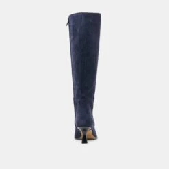 AUGGIE WIDE CALF BOOTS NAVY SUEDE(Auggie Wide Calf Boots Navy Suede) -Dolce Vita Shop DOLCEVITA BOOTS AUGGIE NAVYSUEDE 05 4a1cfbe7 ba19 4ea3 8f02 424acc7643a3