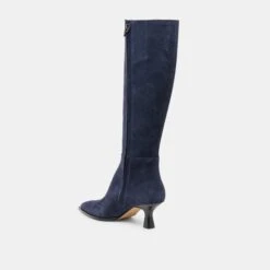 AUGGIE WIDE CALF BOOTS NAVY SUEDE(Auggie Wide Calf Boots Navy Suede) -Dolce Vita Shop DOLCEVITA BOOTS AUGGIE NAVYSUEDE 08 f43cf9c5 f01a 49de a366 6a8adcaf8fce