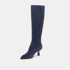 AUGGIE WIDE CALF BOOTS NAVY SUEDE(Auggie Wide Calf Boots Navy Suede) -Dolce Vita Shop DOLCEVITA BOOTS AUGGIE NAVYSUEDE 09 06cf00c2 2e36 4db4 9ab2 65818e1bd371