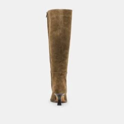 AUGGIE WIDE CALF BOOTS OLIVE SUEDE(Auggie Wide Calf Boots Olive Suede) -Dolce Vita Shop DOLCEVITA BOOTS AUGGIE OLIVESUEDE 05