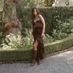 AUGGIE NARROW CALF BOOTS CHOCOLATE LEATHER(Auggie Narrow Calf Boots Chocolate Leather) -Dolce Vita Shop DOLCEVITA BOOTS AUGGIE CHOCOLATE LEATHER NARROW CALF 2