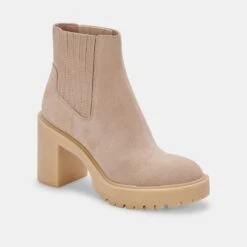 CASTER H2O WIDE BOOTIES DUNE SUEDE - Re:vita(Caster H2o Wide Booties Dune Suede Resale) -Dolce Vita Shop DOLCEVITA BOOTS CASTERH2O DUNESUEDE 01