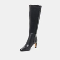 EMMI WIDE CALF BOOTS BLACK LEATHER(Emmi Wide Calf Boots Black Leather) 21 EMMI WIDE CALF BOOTS BLACK LEATHER(Emmi Wide Calf Boots Black Leather) -Dolce Vita Shop DOLCEVITA BOOTS EMMIWC BLACKLEATHER 01 1