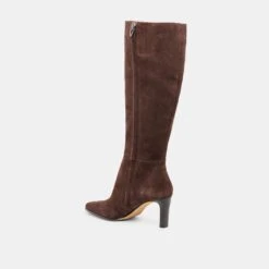 EMMI WIDE CALF BOOTS DK BROWN SUEDE(Emmi Wide Calf Boots Dk Brown Suede) -Dolce Vita Shop DOLCEVITA BOOTS EMMIWC DKBROWNSUEDE 02