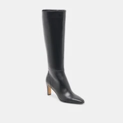 EMMI NARROW CALF BOOTS BLACK LEATHER(Emmi Narrow Calf Boots Black Leather) -Dolce Vita Shop DOLCEVITA BOOTS EMMI BLACKLEATHER 01 7cc18fa0 2ab9 41d9 bf20 da1fd0498a77