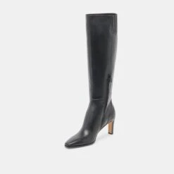 EMMI NARROW CALF BOOTS BLACK LEATHER(Emmi Narrow Calf Boots Black Leather) -Dolce Vita Shop DOLCEVITA BOOTS EMMI BLACKLEATHER 09 155d79e7 7092 4598 9f74 e08a9c8f2e44