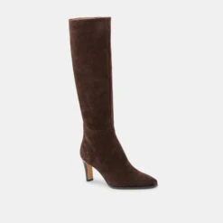 EMMI BOOTS DK BROWN SUEDE(Emmi Boots Dk Brown Suede) -Dolce Vita Shop DOLCEVITA BOOTS EMMI DKBROWNSUEDE 01