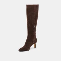 EMMI BOOTS DK BROWN SUEDE(Emmi Boots Dk Brown Suede) -Dolce Vita Shop DOLCEVITA BOOTS EMMI DKBROWNSUEDE 09
